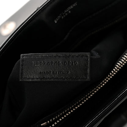 Saint Laurent Calfskin Y Quilted Monogram Medium Loulou Chain Satchel Black 6 of 9