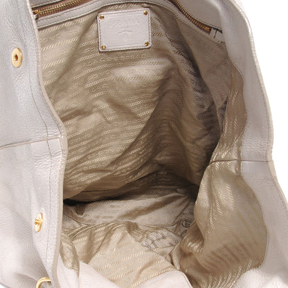 Prada Cervo Lux Chain Tote Talco 8 of 11