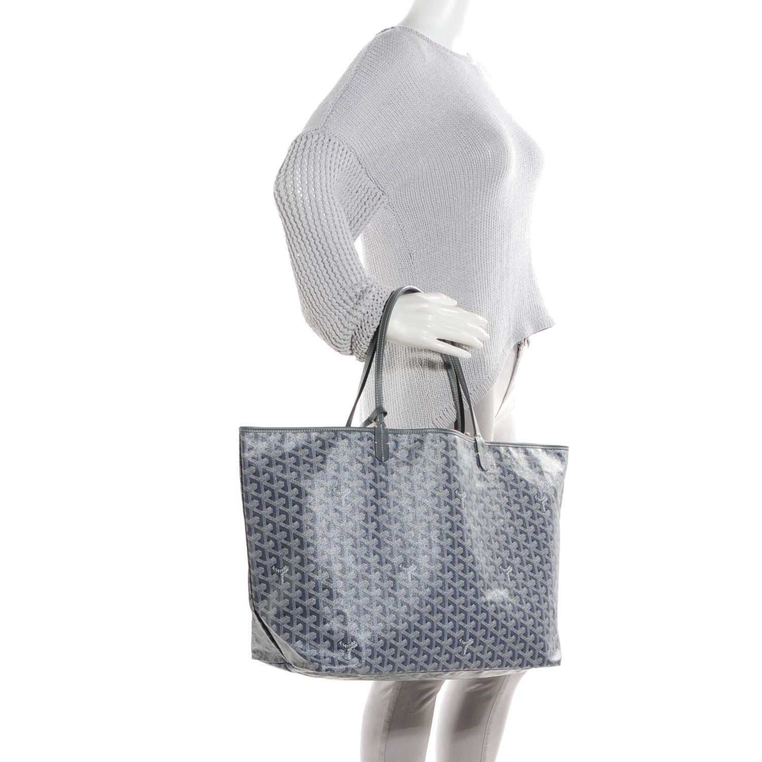 Goyard Goyardine Saint Louis GM Grey 2 of 8