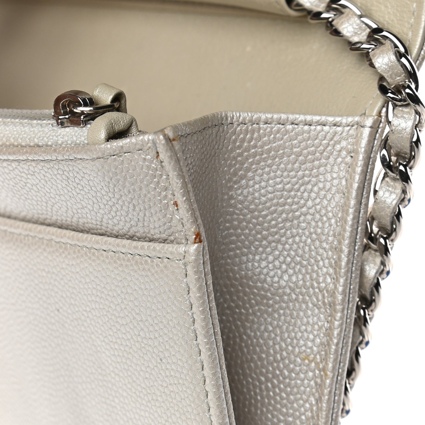 Caviar Sevruga Wallet on Chain WOC Silver