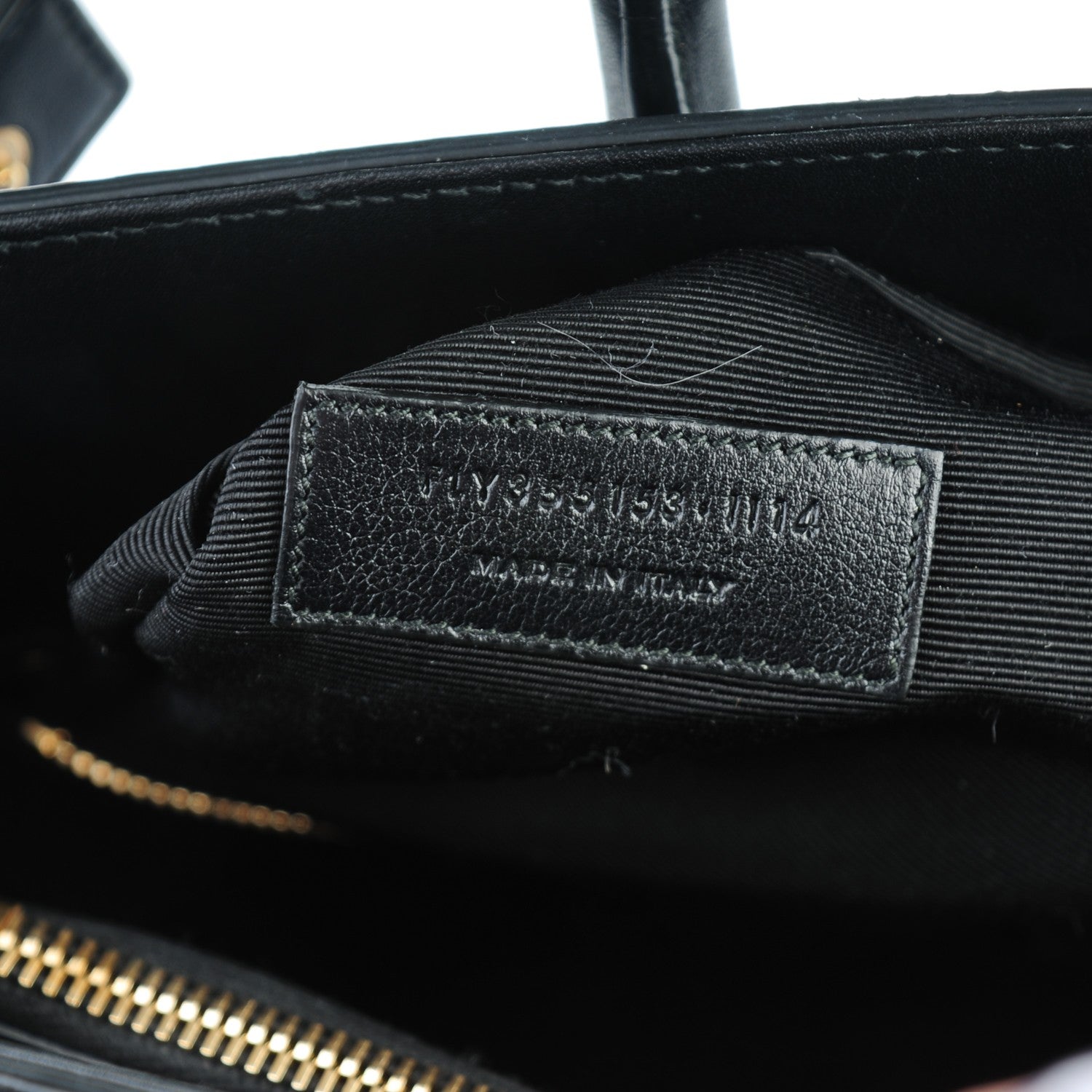 Saint Laurent Calfskin Bi-Color Small Sac De Jour Royal Blue Black 7 of 7