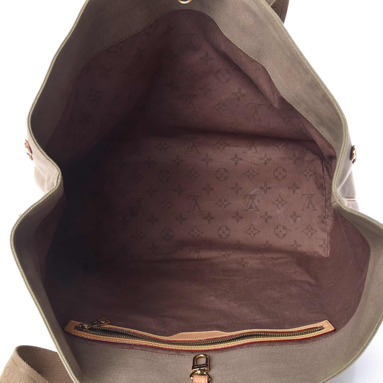 Louis Vuitton Denim Articles de Voyage Cabas GM Beige 5 of 14