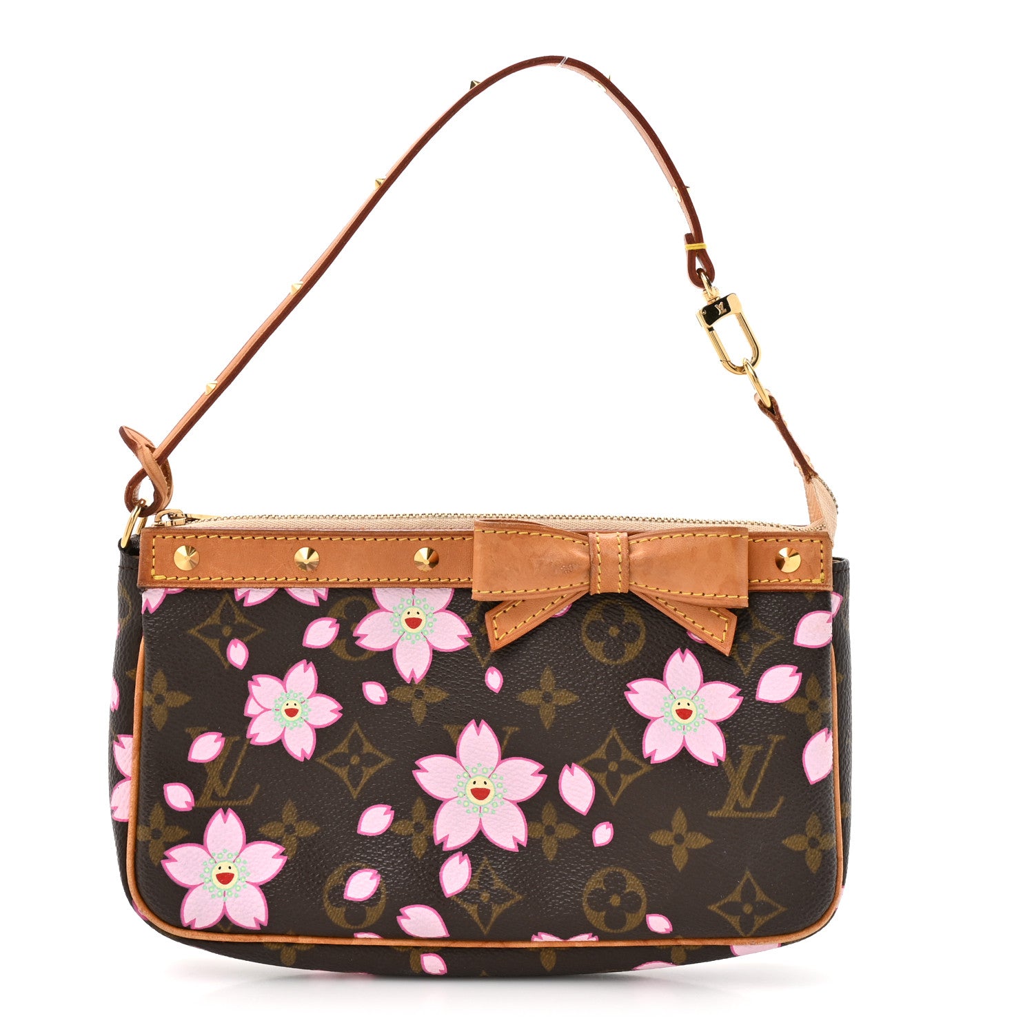 Louis Vuitton Monogram Cherry Blossom Pochette Accessories Brown 1 of 16