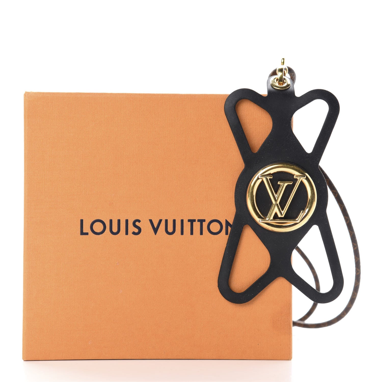 Louis Vuitton Monogram Silicone Louise Phone Holder Black 5 of 5