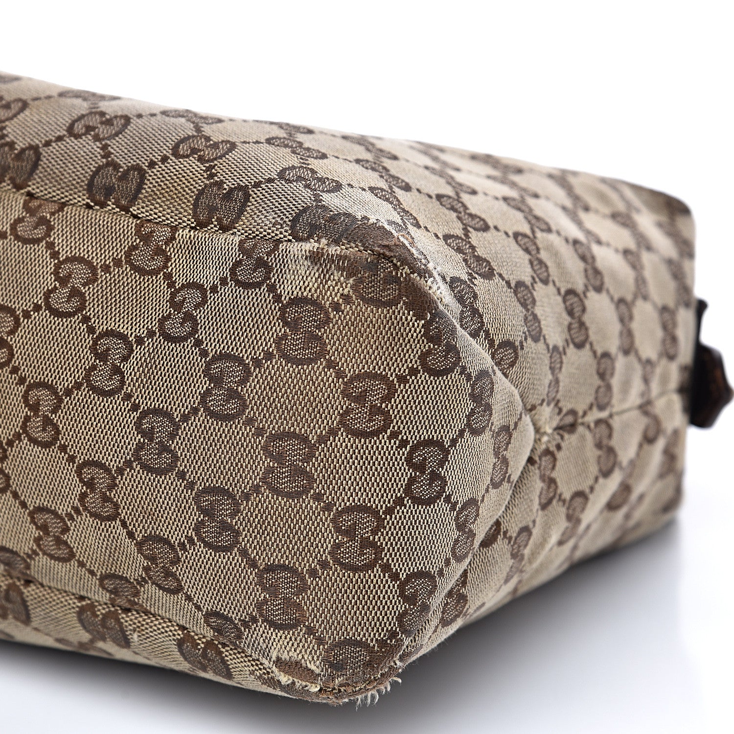 Gucci Monogram Medium Horsebit Chain Hobo Dark Brown 8 of 13