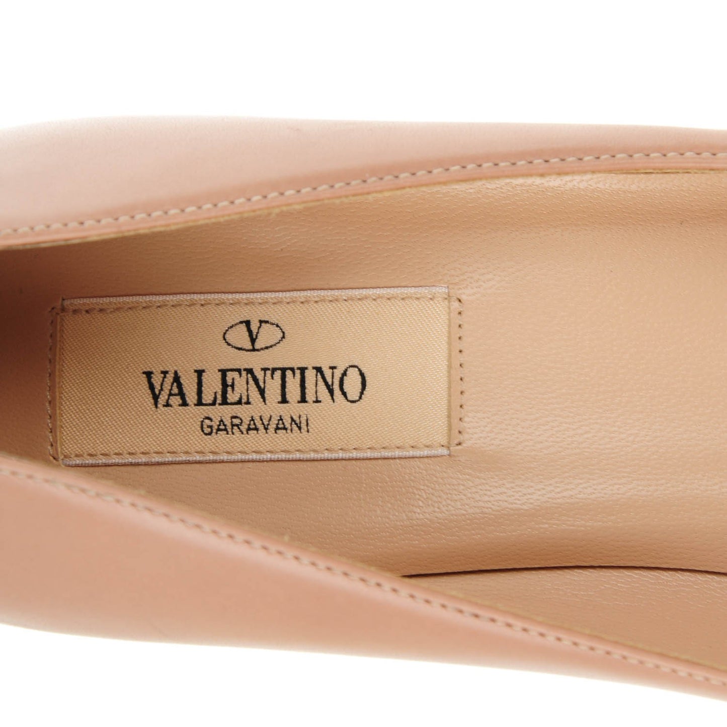 Calfskin Soul Rockstud Platform Pumps 37.5 Beige