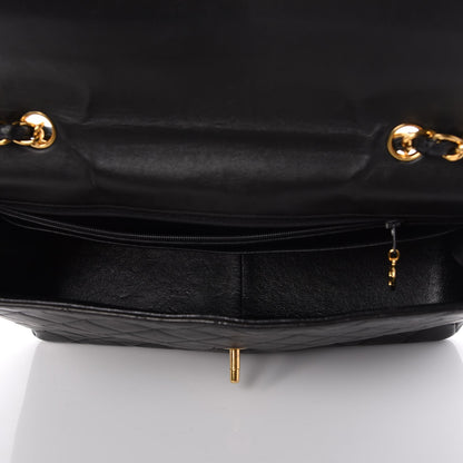 Chanel Lambskin Quilted Jumbo Single Flap Black 5 of 8