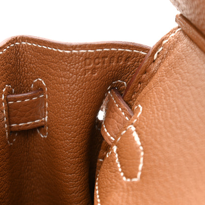 Hermes Togo Birkin 25 Gold 5 of 10
