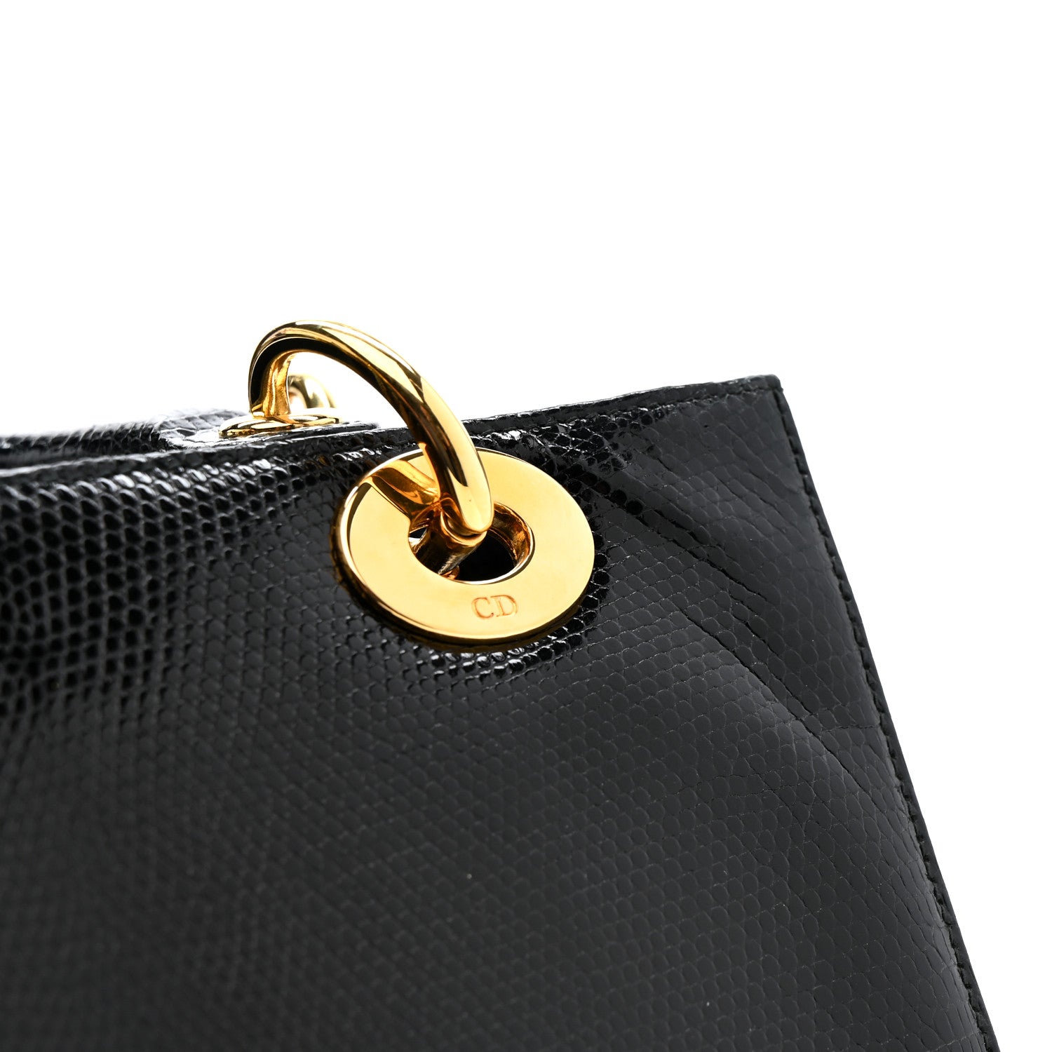Christian Dior Lizard Medium Lady Dior Black 1819103 – FASHIONPHILE