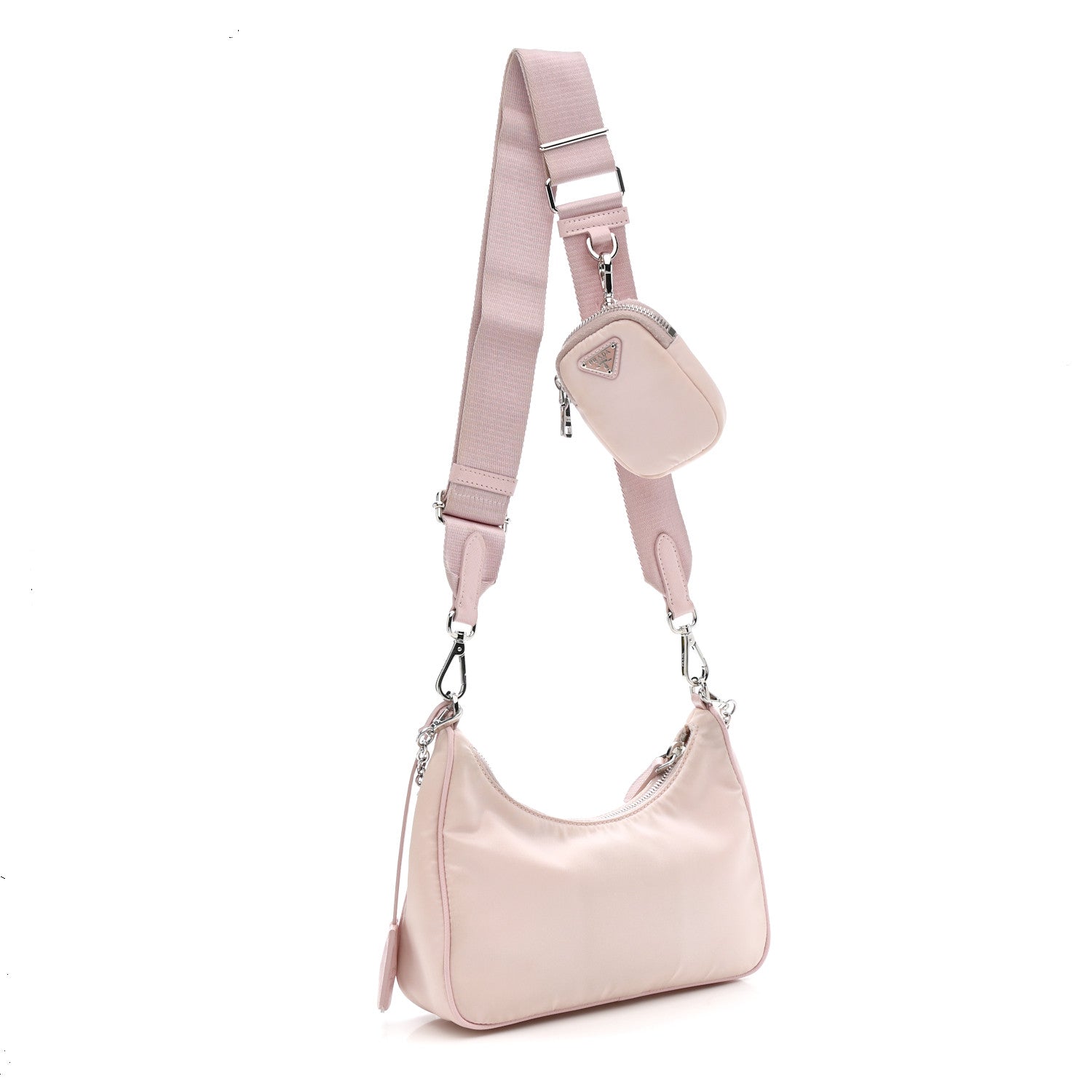 Prada Nylon Re-Edition 2005 Shoulder Bag Alabastro 3 of 14