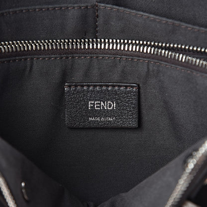 Fendi Vitello Dolce 4 Color Medium By The Way Boston Bag Carbone Grigio Polvere Multicolor 6 of 12