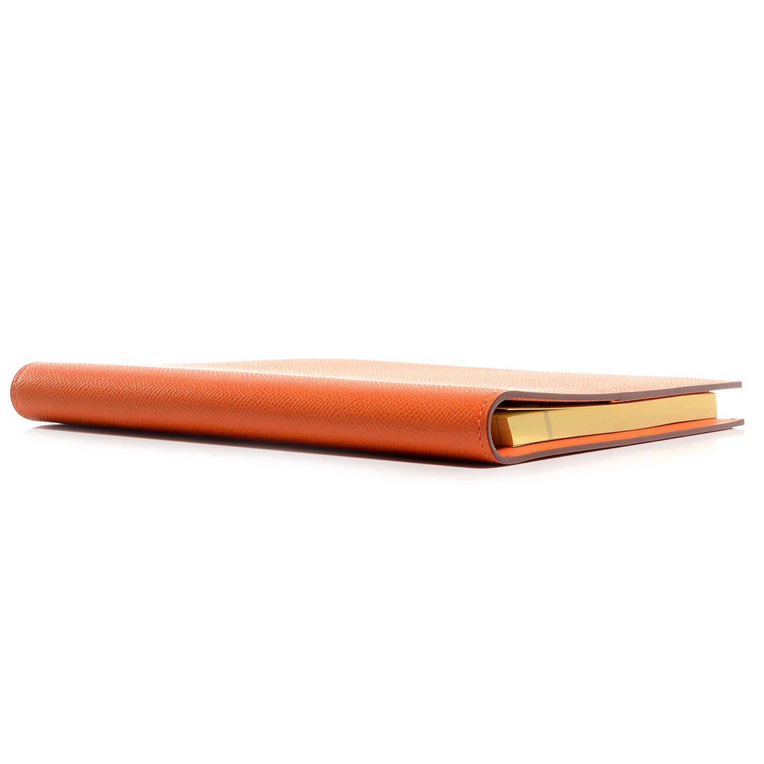 Hermes Epsom Yellow Pad PM Iris Orange 6 of 19
