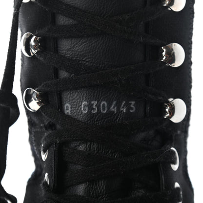 Chanel Tweed Patent Calfskin Sneaker High Boots 38 Black 13 of 20