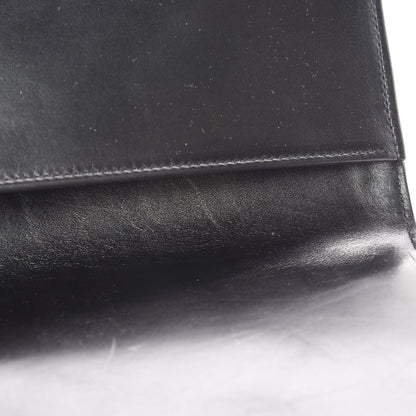 Saint Laurent Calfskin Monogram Smoking Clutch Black 8 of 9