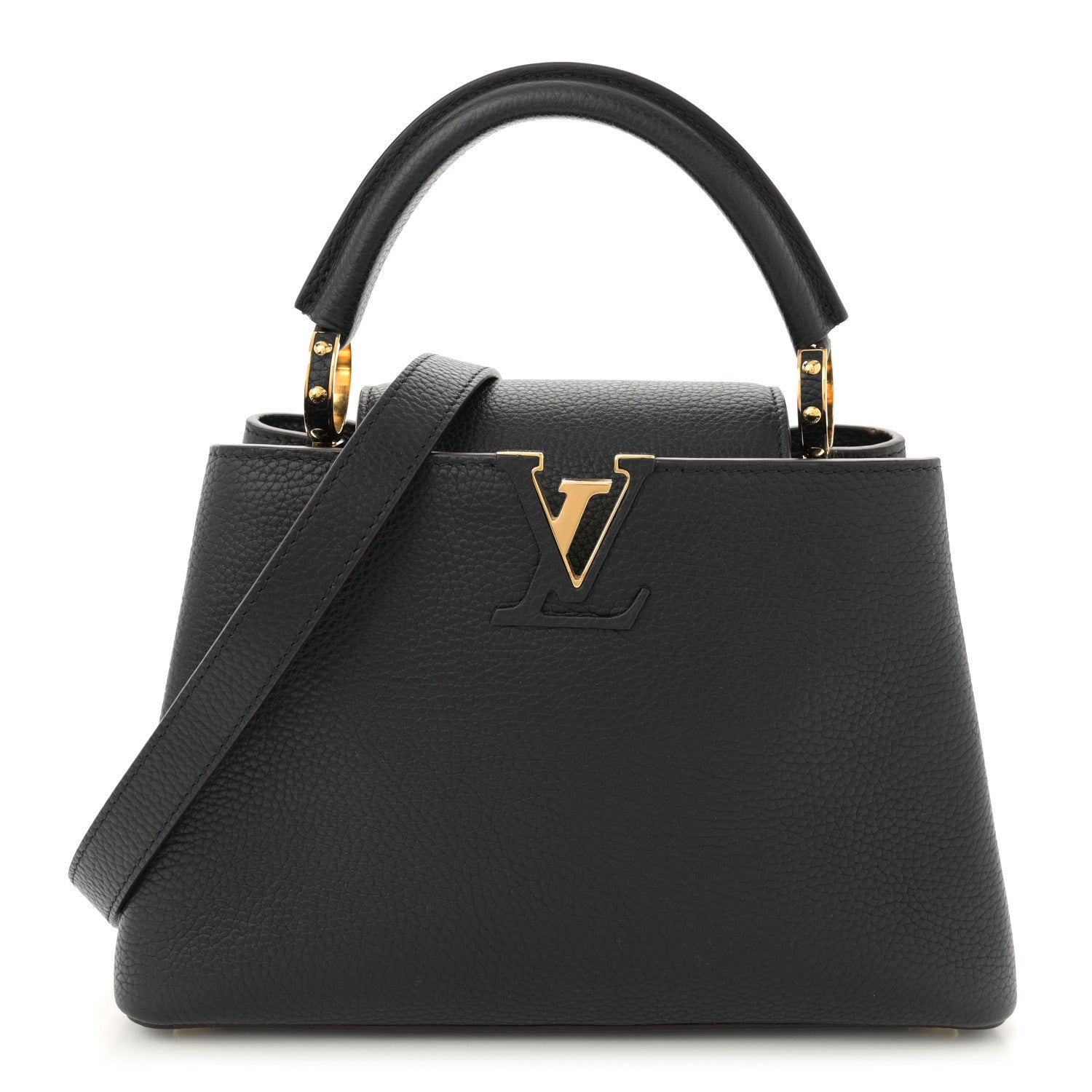 Louis Vuitton Taurillon Capucines BB Black 1 of 11
