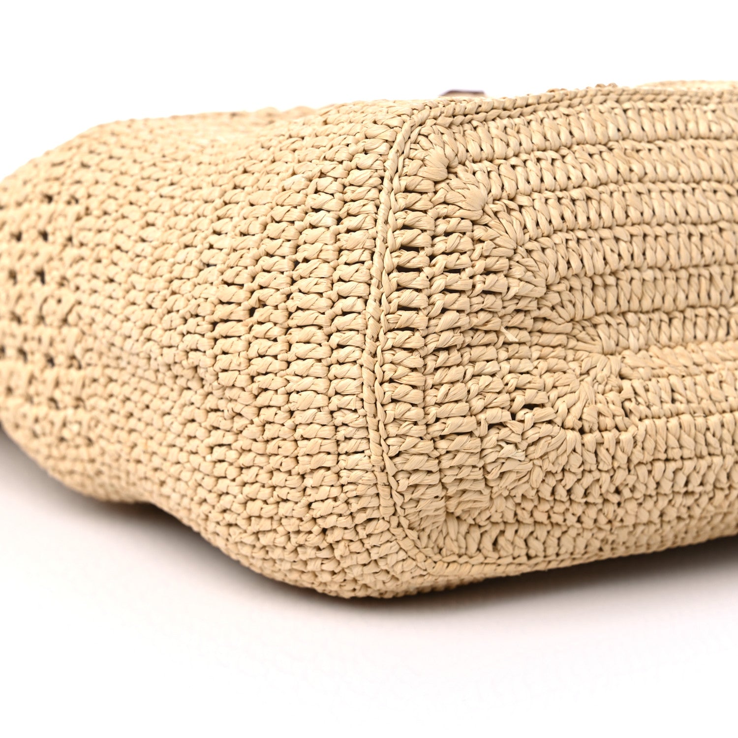 Saint Laurent Raffia Monogram Hobo Naturale 7 of 10