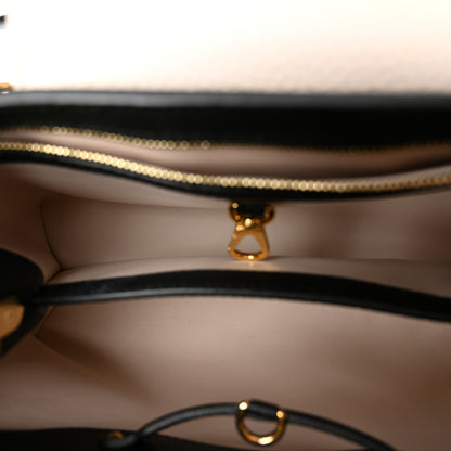Louis Vuitton Taurillon Flower Chain Capucines MM  Black Cream Pink Black Cream Pink 5 of 9