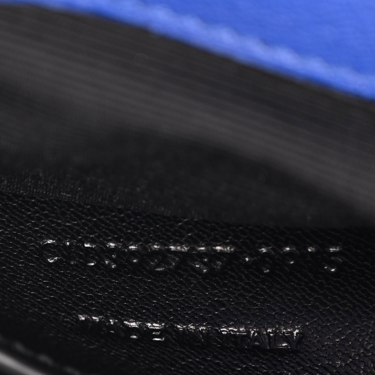 Saint Laurent Sheepskin Matelasse Chevron Monogram Medium College Bag Royal Blue 7 of 8