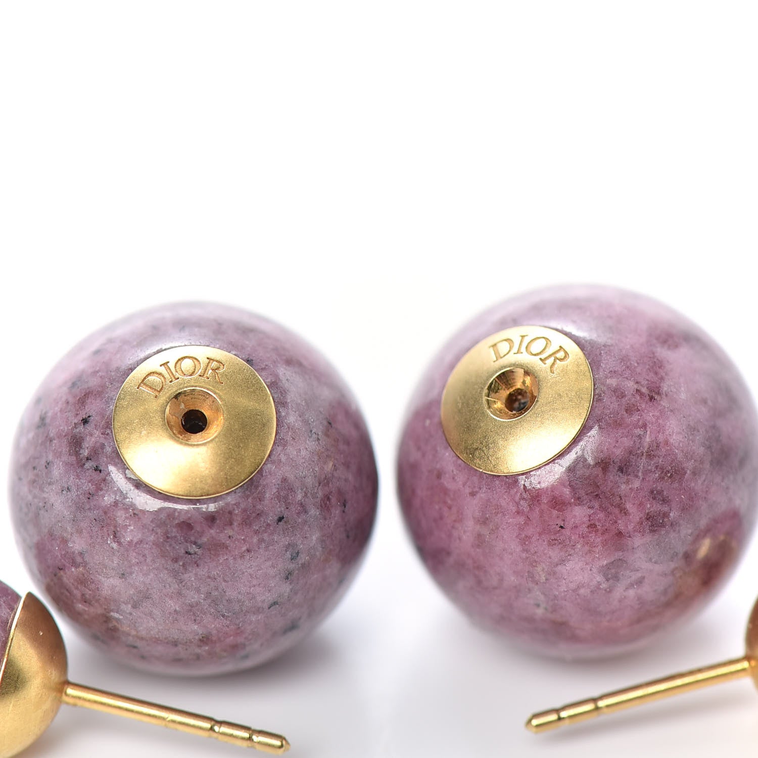 Christian Dior Crystal Star Mise En Dior Tribal Earrings Purple 4 of 4