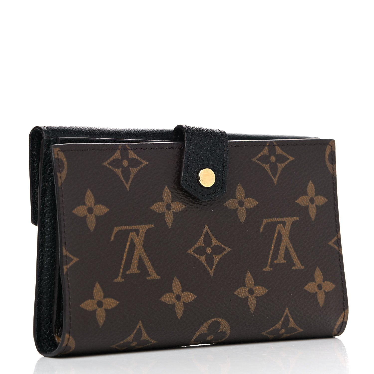 Louis Vuitton Monogram Pallas Compact Wallet Black 3 of 9