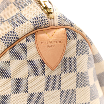 Louis Vuitton Damier Azur Speedy 30 12 of 16