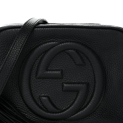 Gucci Pebbled Calfskin Small Soho Disco Bag Black 9 of 12