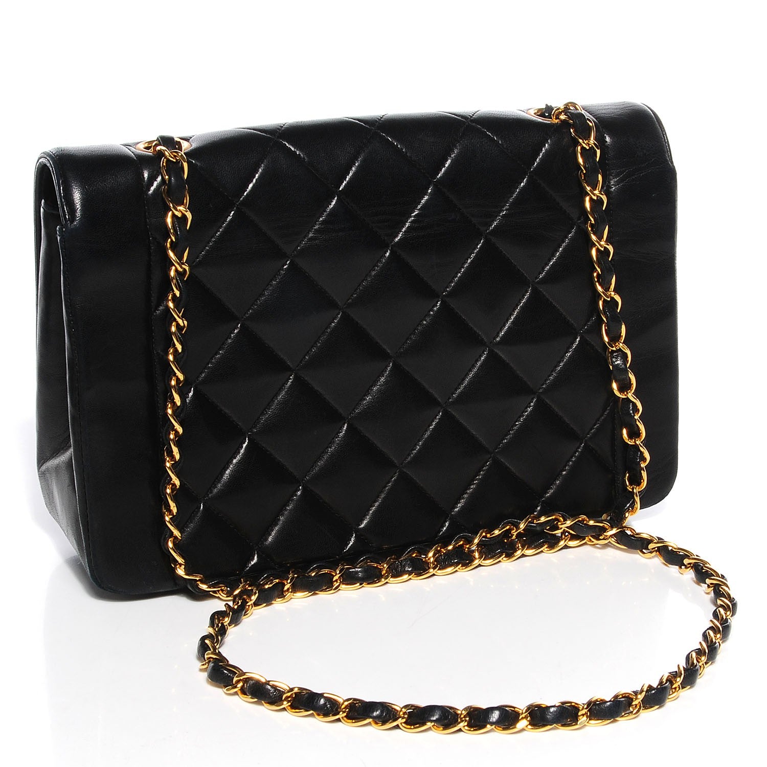 Chanel Lambskin Medium Single Flap Black 4 of 10