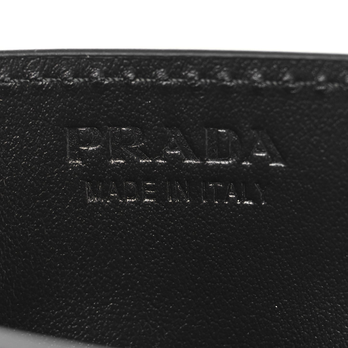 Spazzolato Triangle Patterned Card Holder Black