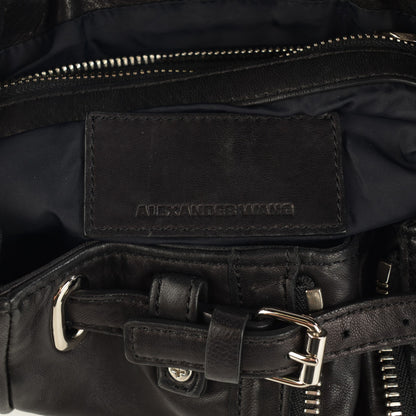 Alexander Wang Lambskin Marti Backpack Washed Black Nickel Hardware 5 of 8