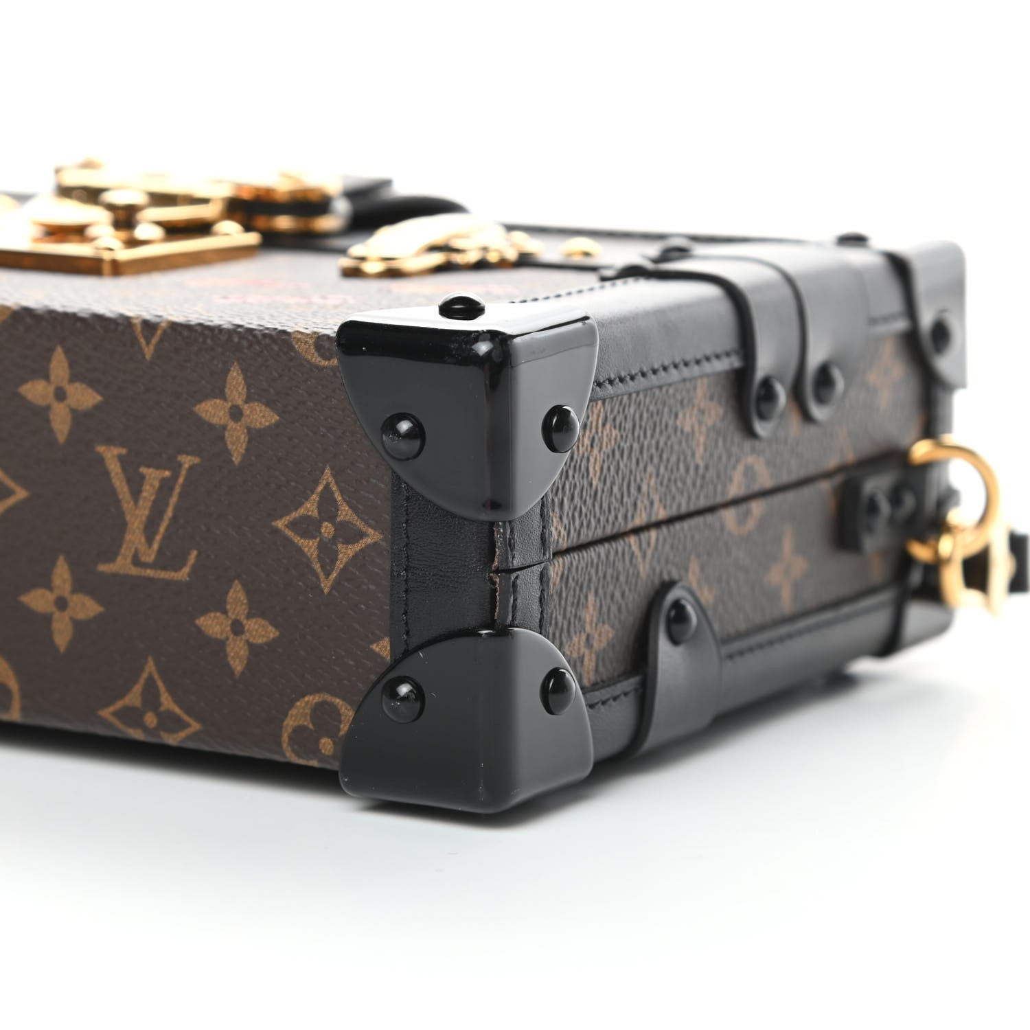 Louis Vuitton Monogram Petite Malle Black 10 of 11