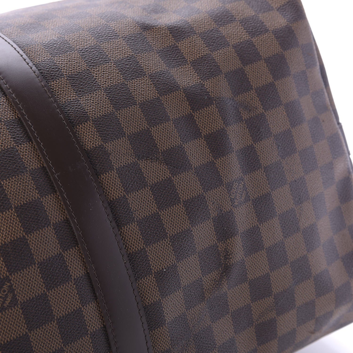 Louis Vuitton Damier Ebene Keepall Bandouliere 55 16 of 19