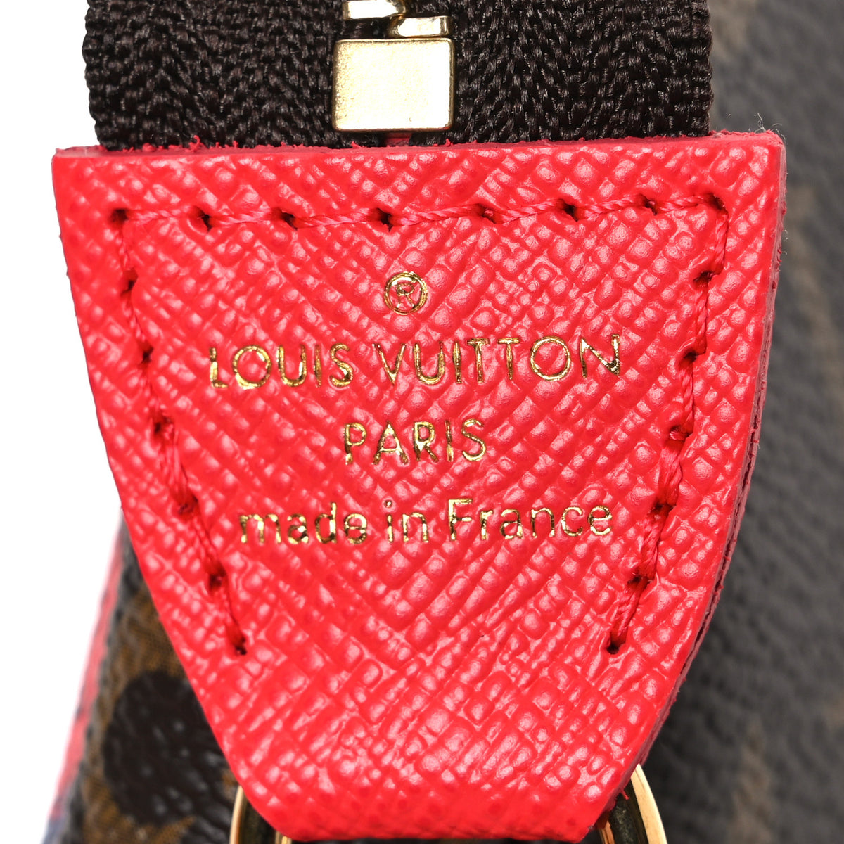 Monogram 2022 Christmas Animation Mini Pochette Accessories Red