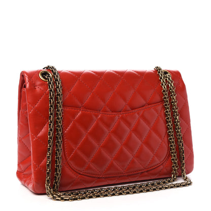 Chanel Lambskin Quilted 2.55 Reissue 226 Flap Red 3 of 11