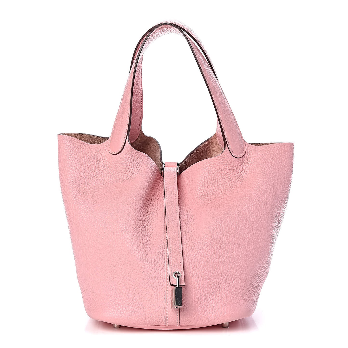 Taurillon Clemence Picotin Lock 22 MM Rose Sakura