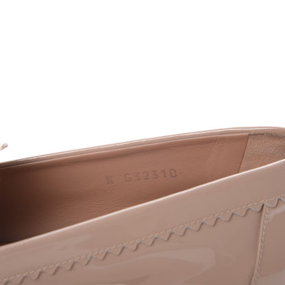 Chanel Patent Chain Moccasin Loafers 39.5 Beige 11 of 16