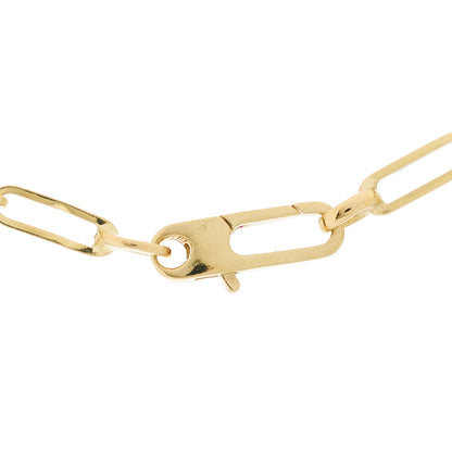 Roberto Coin 18K Yellow Gold Paper Clip Link Necklace 3 of 4