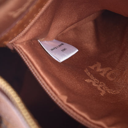 MCM Visetos Essential Barrel Bag Cognac 7 of 8