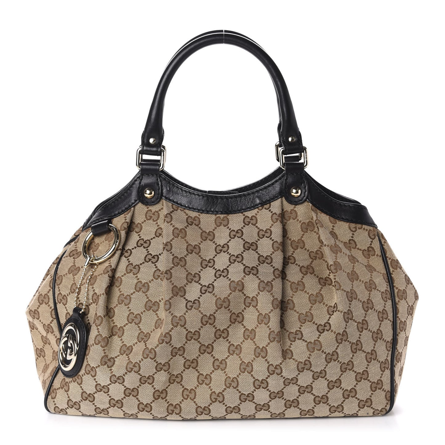 Monogram Medium Sukey Tote Black