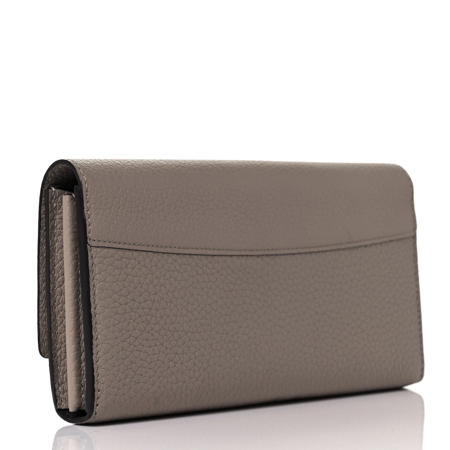Taurillon Capucines Wallet Galet