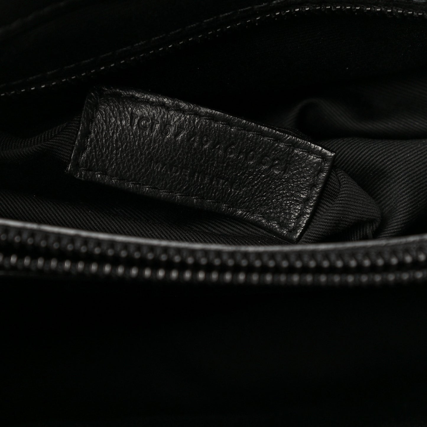 Calfskin Y Quilted Monogram Medium Loulou Chain Satchel Black