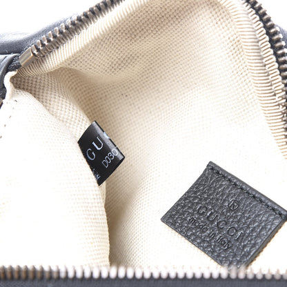 Gucci Grained Calfskin Small Logo Belt Bag Black 6 of 9