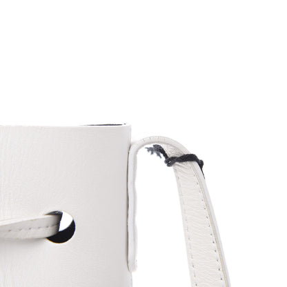 Mansur Gavriel Calfskin Mini Bucket Bag White 10 of 11