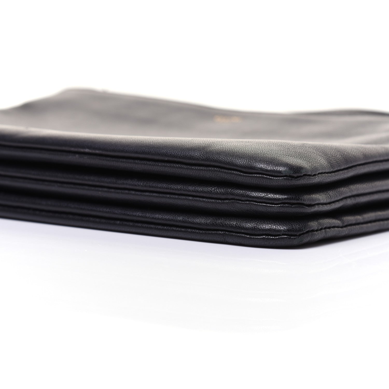 Celine Lambskin Small Trio Crossbody Bag Black 10 of 19