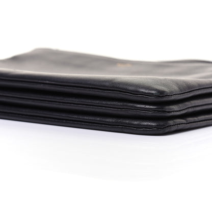 Celine Lambskin Small Trio Crossbody Bag Black 10 of 19