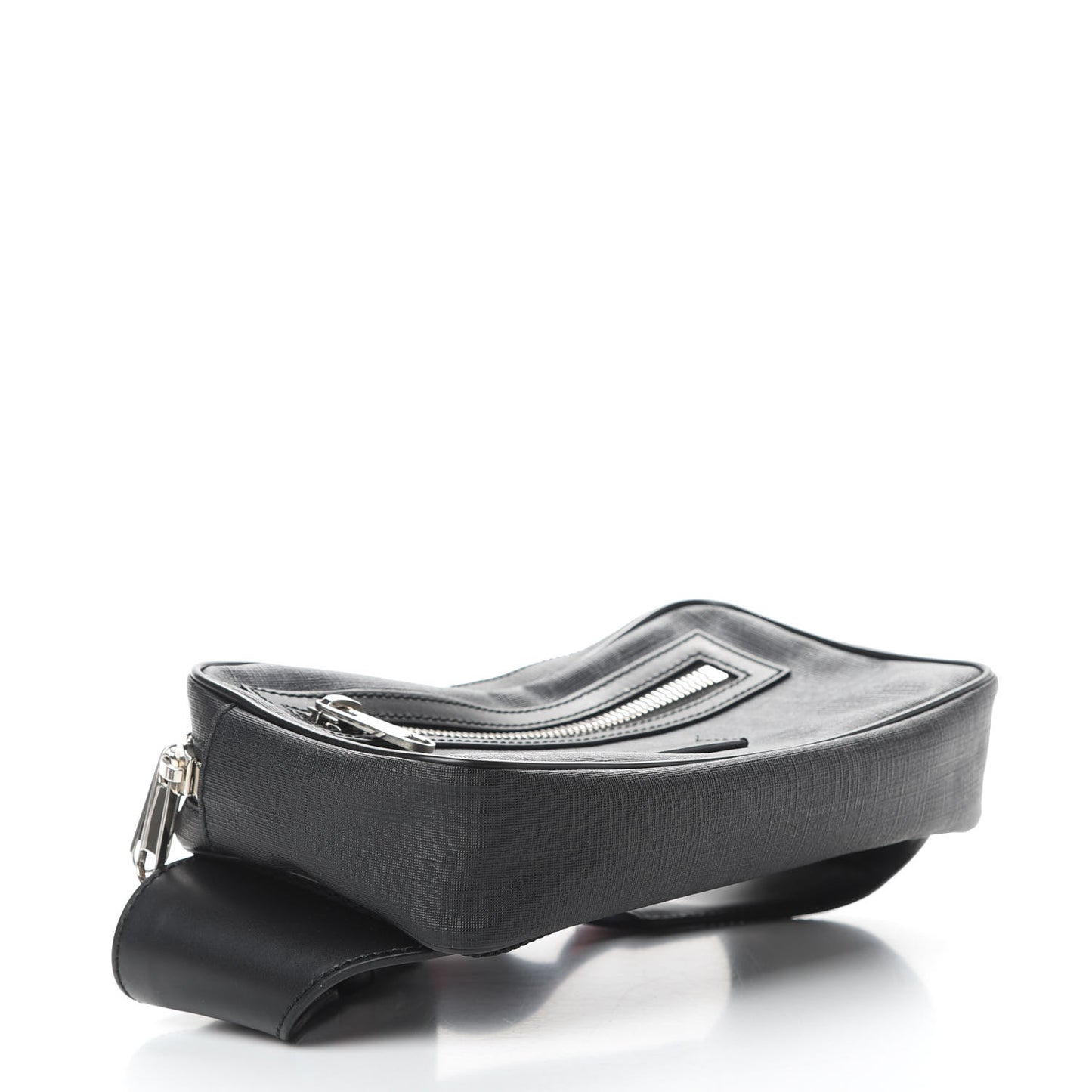 Soft GG Supreme Monogram Web Belt Bag Black Grey