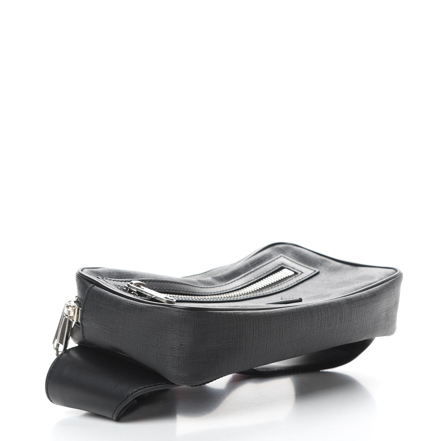 Gucci Soft GG Supreme Monogram Web Belt Bag Black Grey 4 of 12