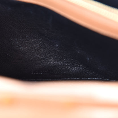 Saint Laurent Grain De Poudre Mixed Matelasse Triquilt Monogram Chain Wallet Dune 10 of 11