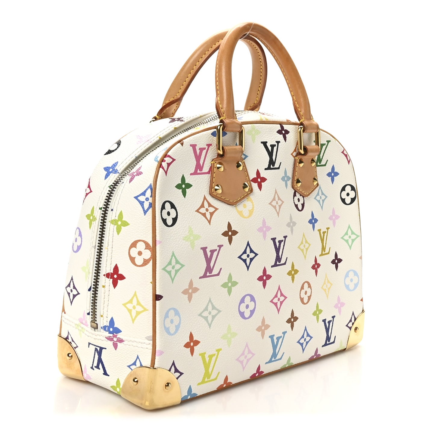 Monogram Multicolor Trouville White