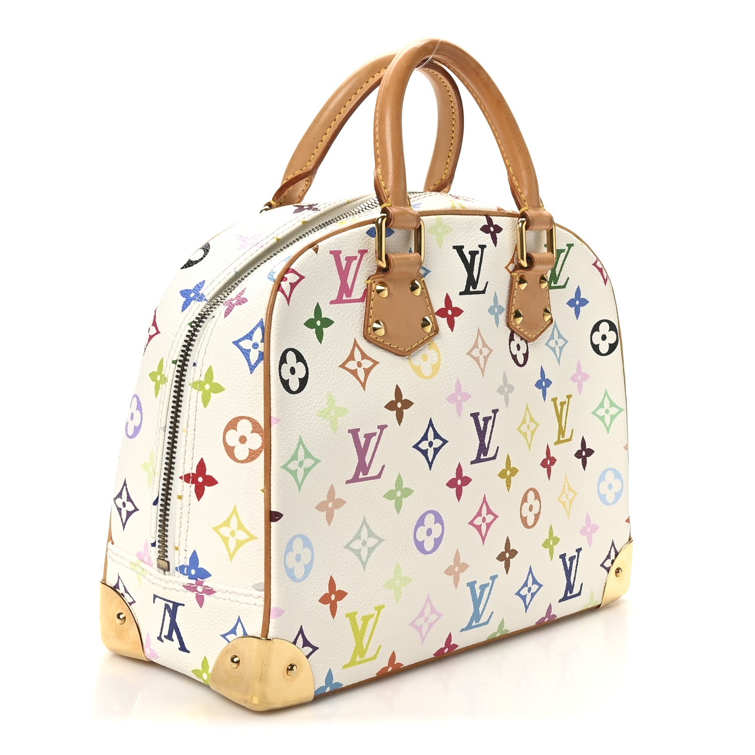 Louis Vuitton Monogram Multicolor Trouville White 3 of 9