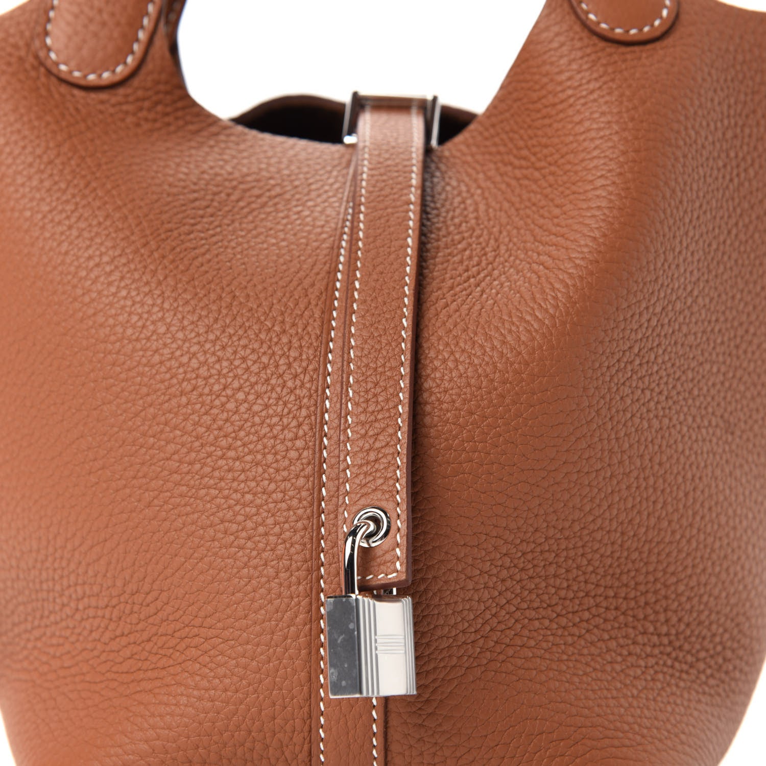 Hermes Taurillon Clemence Picotin Lock 18 PM Gold 9 of 10